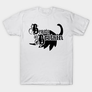 Beasts of Britain  -Nessie Logo -  Black T-Shirt